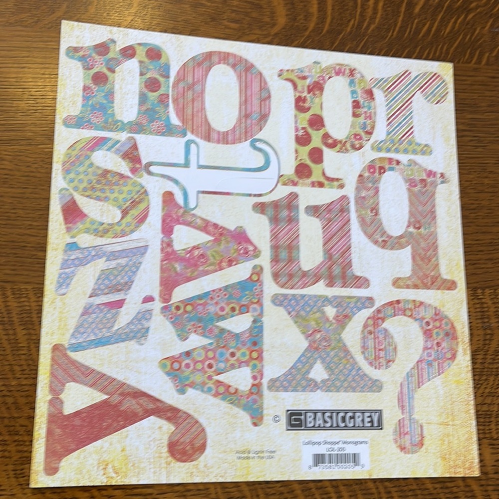 Scrapbooking Cardstock alphabet letters 10 full sheets NEW! + 7 partial - Picture 12 of 16